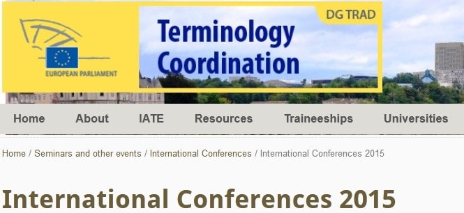 News of TermCoord for the week: International Conferences