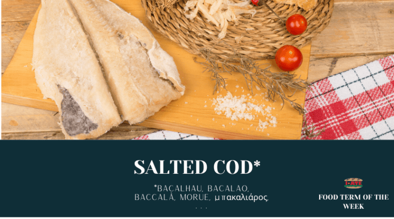 Stockfish, salted cod, bacalhau, morue…: a matter of salt and terminology