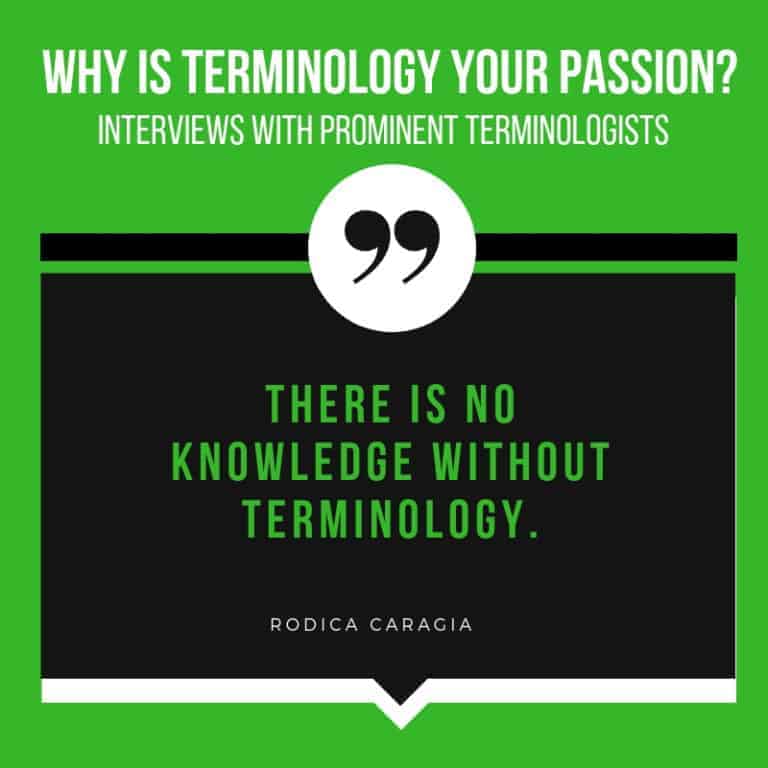 Interview with Terminologist Rodica Caragia