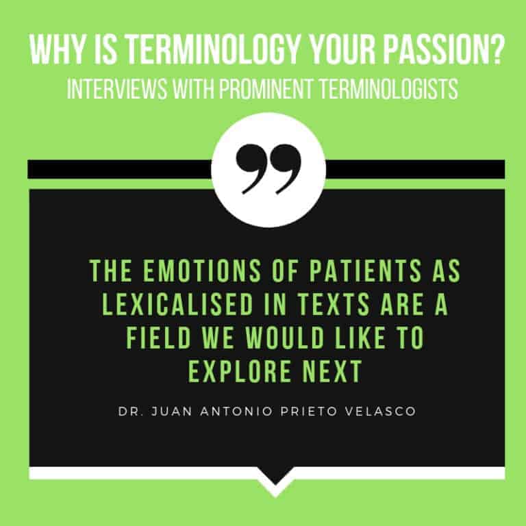 Interview with Terminologist Dr. Juan Antonio Prieto Velasco