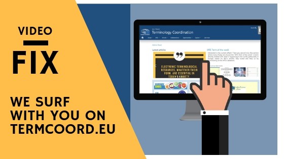 Video Fix: We surf with you on termcoord.eu