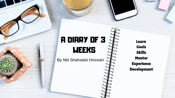 A Diary of 3 Weeks