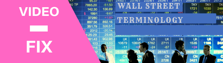 Wall Street Terminology