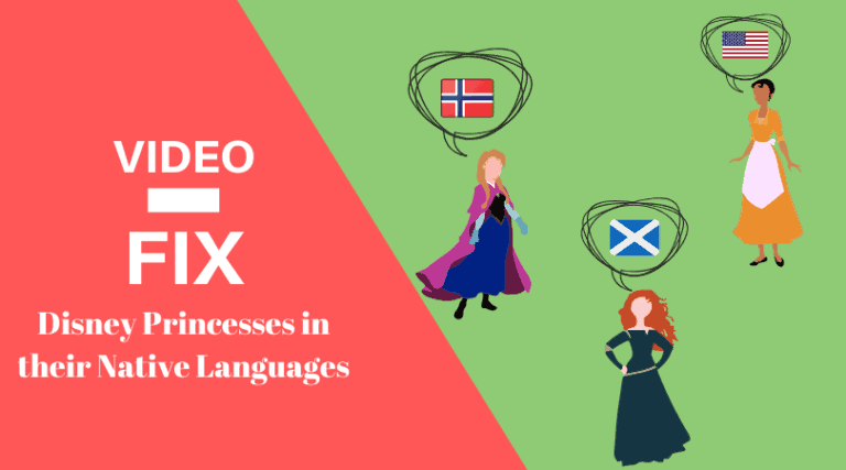 Video-fix: Disney Princesses in their Native Languages