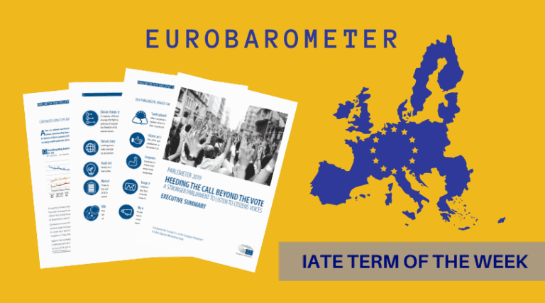 IATE Term of the Week: Eurobarometer