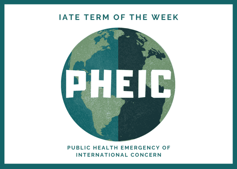IATE Term of the Week: PHEIC