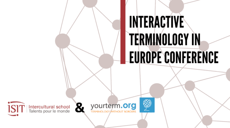 Interactive Terminology in Europe Conference
