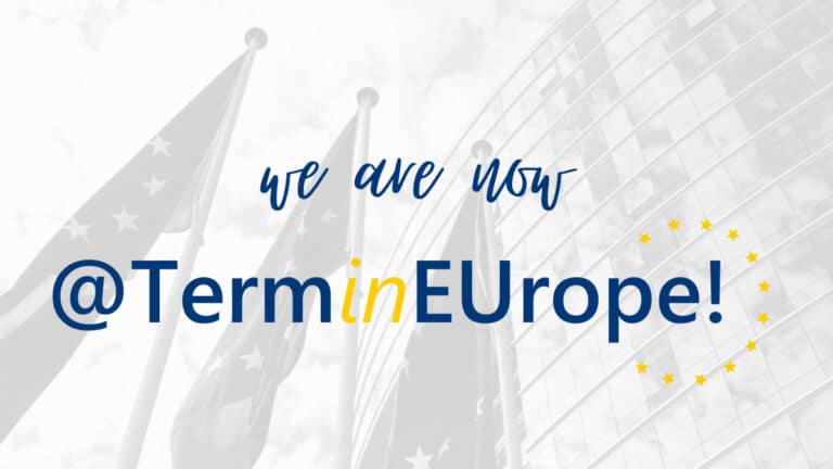 We are now @TerminEUrope!