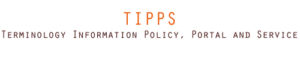 TIPPS: Terminology Information Policy, Portal and Service Image