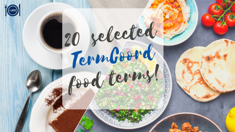 The brochure of twenty selected TermCoord food terms is out!