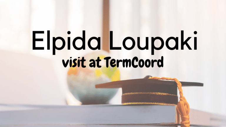 Elpida Loupaki visited TermCoord