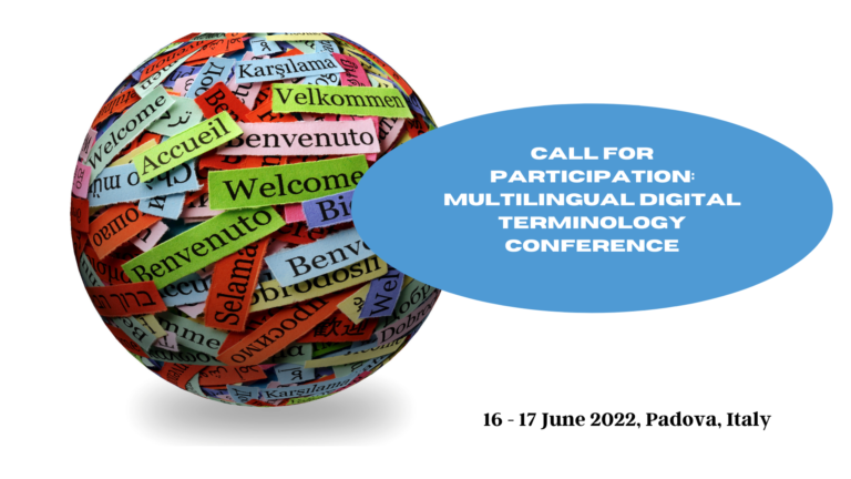Call for Participation: 1st International Conference on Multilingual Digital Terminology