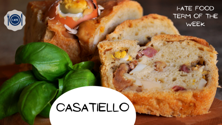 I-ATE FOOD TERM OF THE WEEK:  Neapolitan Easter Cakes, Casatiello & co.