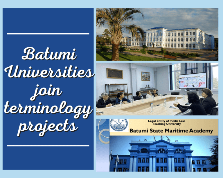 Batumi Universities join terminology projects
